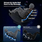 2025 Massage Chair Full Body, Zero Gravity SL-Track Shiatsu Massage Recliner Chair with Heat, AI Control, Body Scan and Calfrest Extension