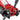 Blackhawk B6350 Black/Red Fast Lift Service Jack - 3.5 Ton Capacity, 28 1/2" L x 13 3/4" W x 6 1/2" H