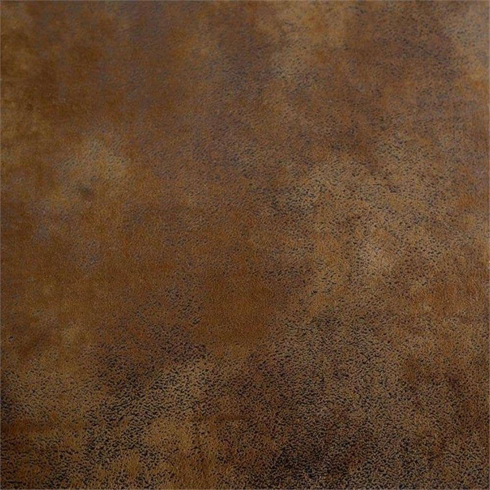 Hawthorne Collections Rolled Arm Transitional Leather Sofa in Brown