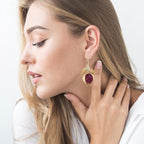 Cute Fruit Earrings for Women Fun 3D Pomegranate Lemon Cherry Strawberry Earrings Acrylic Resin Creative Food Earrings Funny Unique Earrings Jewelry Gift