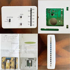 RV Thermostat, RV Analog Thermostat Replacement for Dometic 3106995.032 (Cool Only/Furnace) Controls The Heating and Cooling Systems in a Recreational (White)