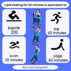 DARCON Squat Machine Exercise Equipment - Ab Rowing Machine for Home Workouts - Power Rider Row for Glutes, Legs and Full Body Workouts for Women and Men