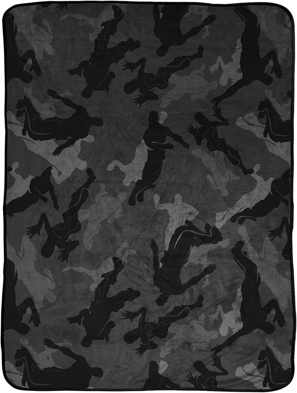 Jay Franco Fortnite Camo Emote Throw Blanket - Measures 46 x 60 inches, Bedding - Fade Resistant Super Soft (Official Fortnite Product)