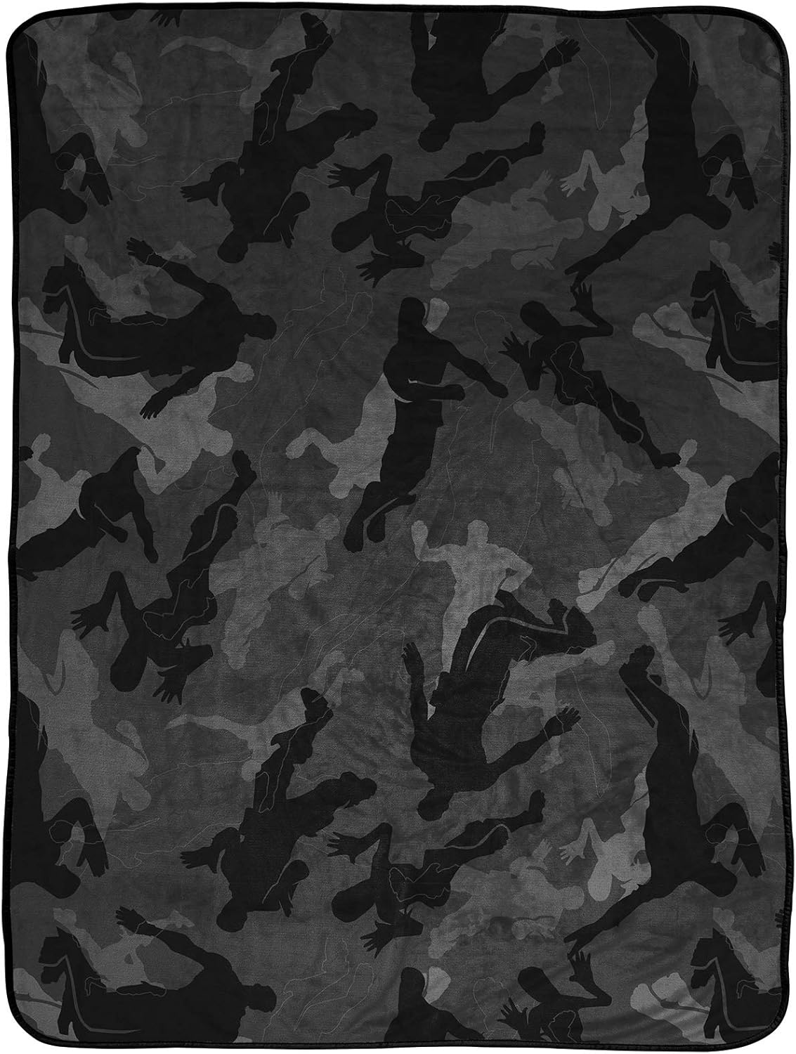 Jay Franco Fortnite Camo Emote Throw Blanket - Measures 46 x 60 inches, Bedding - Fade Resistant Super Soft (Official Fortnite Product)