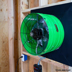 Quietcool AFG SMT ES-3.0 Smart Attic Fan for Gable Vents - Up to 2801 CFM - As low as 22 Watts - Smart App Control - Thermostat and Humidistat - 20ft Power Cord - Plug-and-play - Three Speed