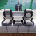 Leader Accessories 50" Bass Boat Seats Folding Fishing Boat Seat