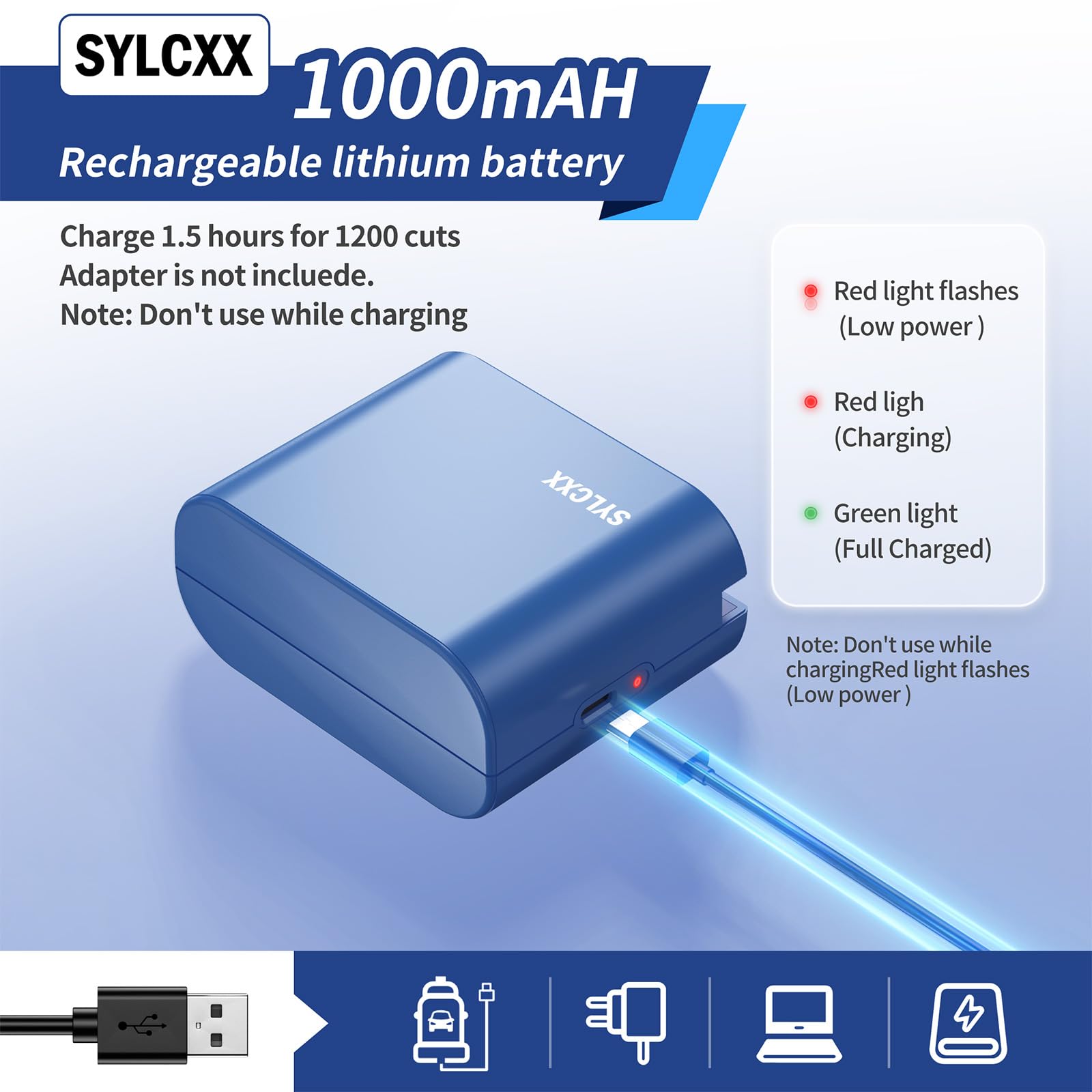 Rechargeable Electric Letter Opener - Electric Envelope Opener, Letter Openers Envelope Slitter for Office & Home Desks, Mail Openers with Safe Cutting and Portable Design