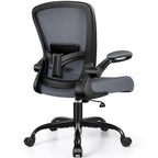 FelixKing Office Chair, Ergonomic Desk Chair Breathable Mesh Chairs Adjustable High Back Lumbar Support Flip-up Armrests, Executive Rolling Swivel Comfy Computer Chairs Home Office Black