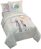 Jay Franco Minecraft Creeper Twin Comforter Set - 5 Piece Bedding Includes Sheet Set & Pillow Covers - Super Soft Gren & Gray Bedding