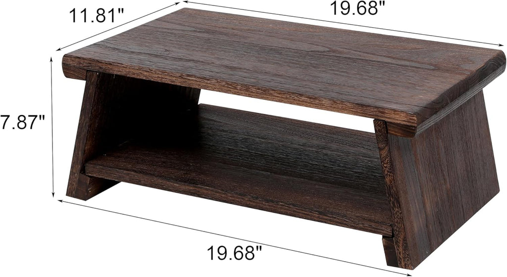 Antique Japanese Coffee Table, Minimalist Coffee Table, Altar Table, Used for Meditation, Made of Pure Solid Wood, Close to Nature.