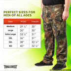 شلوار راحتی شکار با ته باز TrailCrest توسط Treel Highland Timber، طرح استتار، سایز 2X