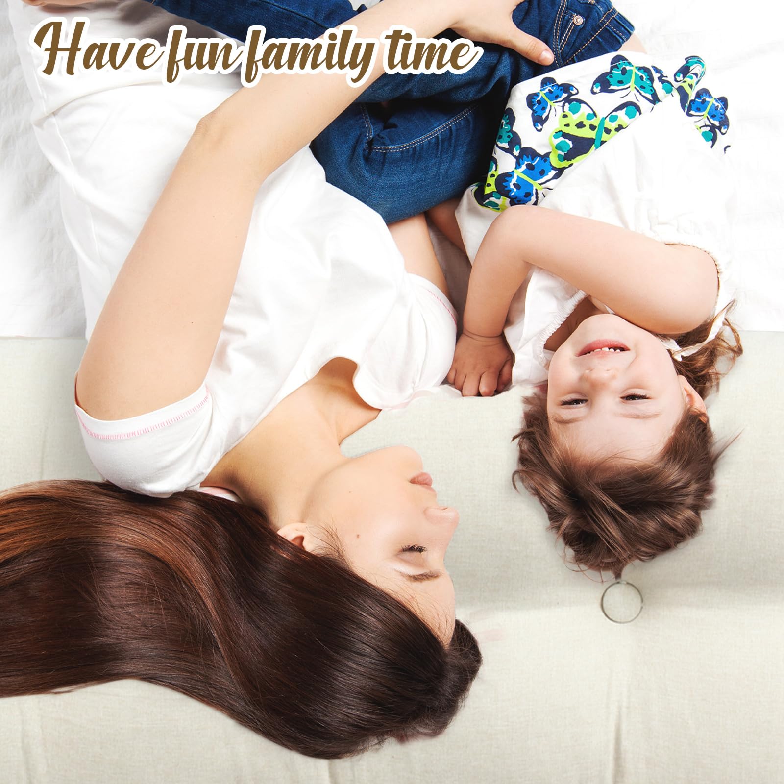 Wenqik Wedge Pillow Queen Triangular Headboard Bed Reading Backrest Back Support Long Pillow with Removable Cover for Dorm Room Supplies Housewarming Gift(Beige)