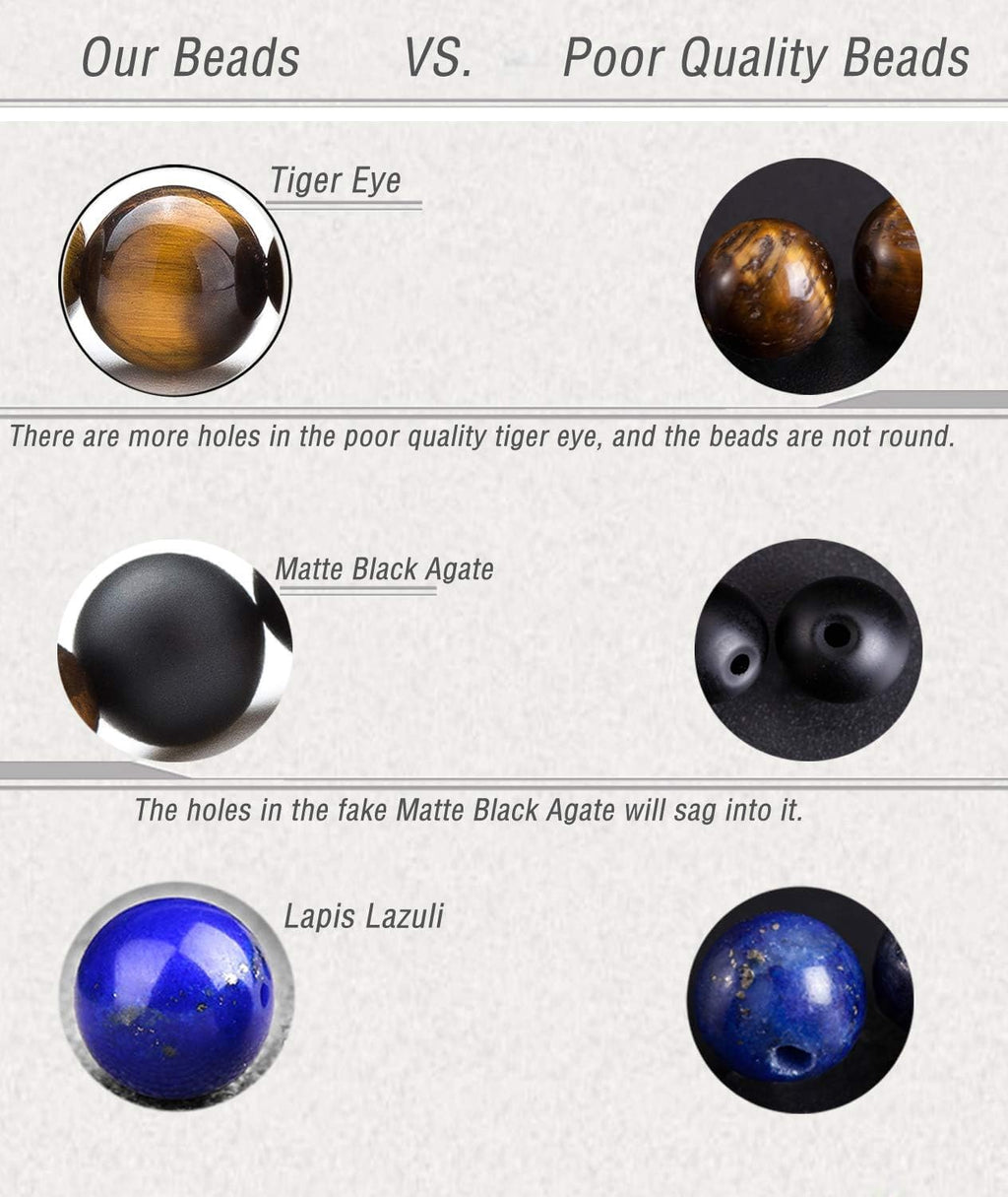 Hamoery Men Women 8mm Lava Rock 7 Chakra Beads Chakra Bracelet Braided Rope Natural Stone Yoga Bracelet Bangle