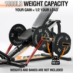 Mikolo Leg Press Hack Squat Machine, 30-Degree Compact Leg Press Machine for Home Gym, Hack Squat Machine with Removable Shoulder Pad, Lower Body Workout Equipment ( Combo Machine)