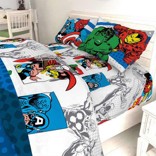 Jay Franco Marvel Spidey and His Amazing Friends Team Spidey Twin Size Sheet Set - 3 Piece Set Super Soft and Cozy Kid’s Bedding - Fade Resistant Microfiber Sheets (Official Marvel Product)