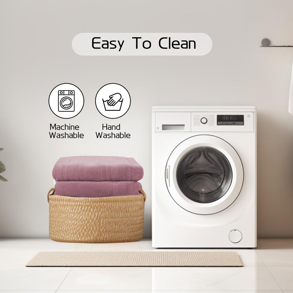 Coperta Elettrica Riscaldata 72"x84" Taglia Completa, Morbido Pile di Corallo con 4 Livelli di Riscaldamento e Spegnimento Automatico dopo 10 Ore, Lavabile in Lavatrice, Tessuto Morbido e Accogliente per la Casa, Grigio Scuro