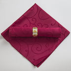 Square Folding Fabric Tablecloth Decorative Embroidery