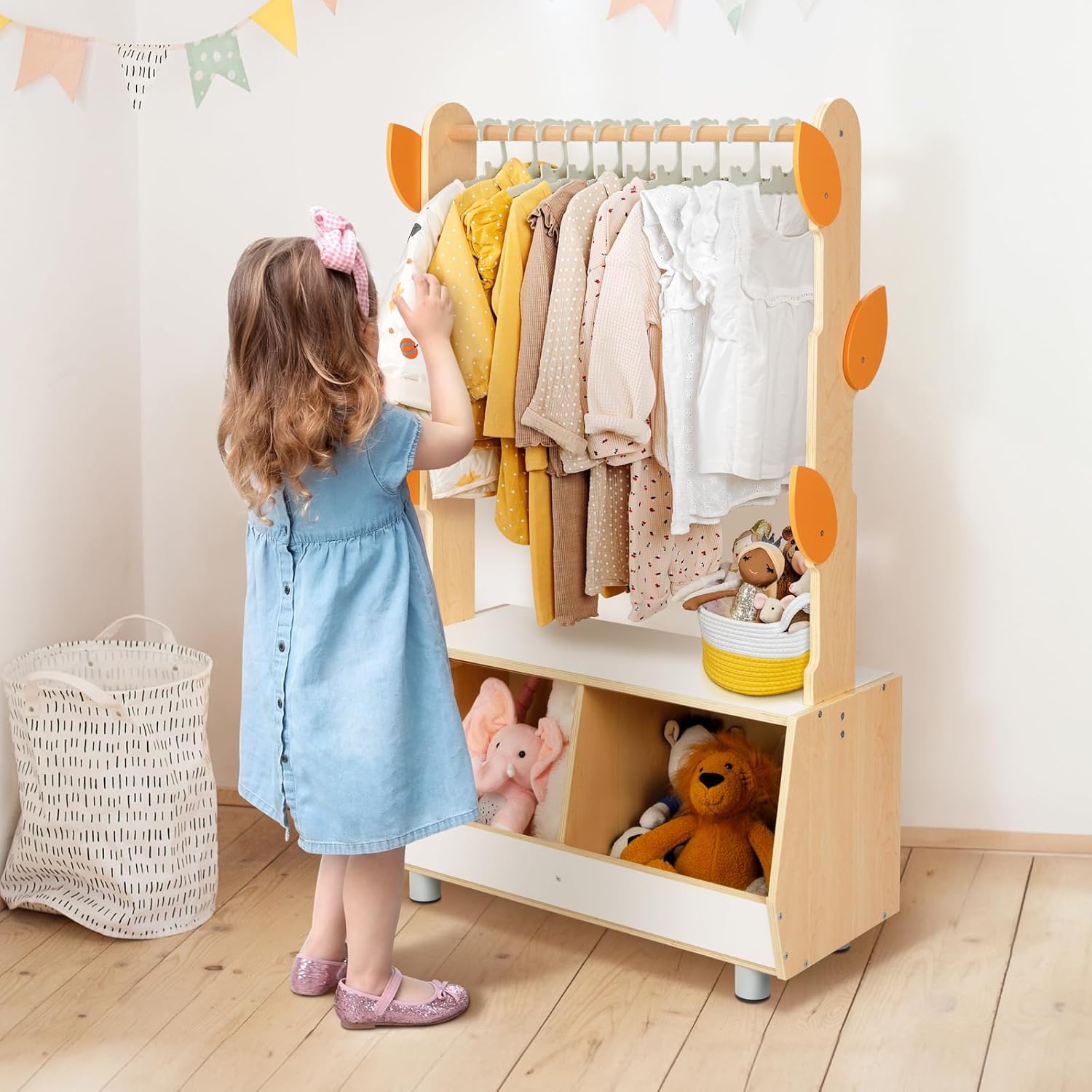 Dressing Up Rack Tree Kids Dress Up Rack, Dress Up Storage for Toddlers, Kids' Costume ...