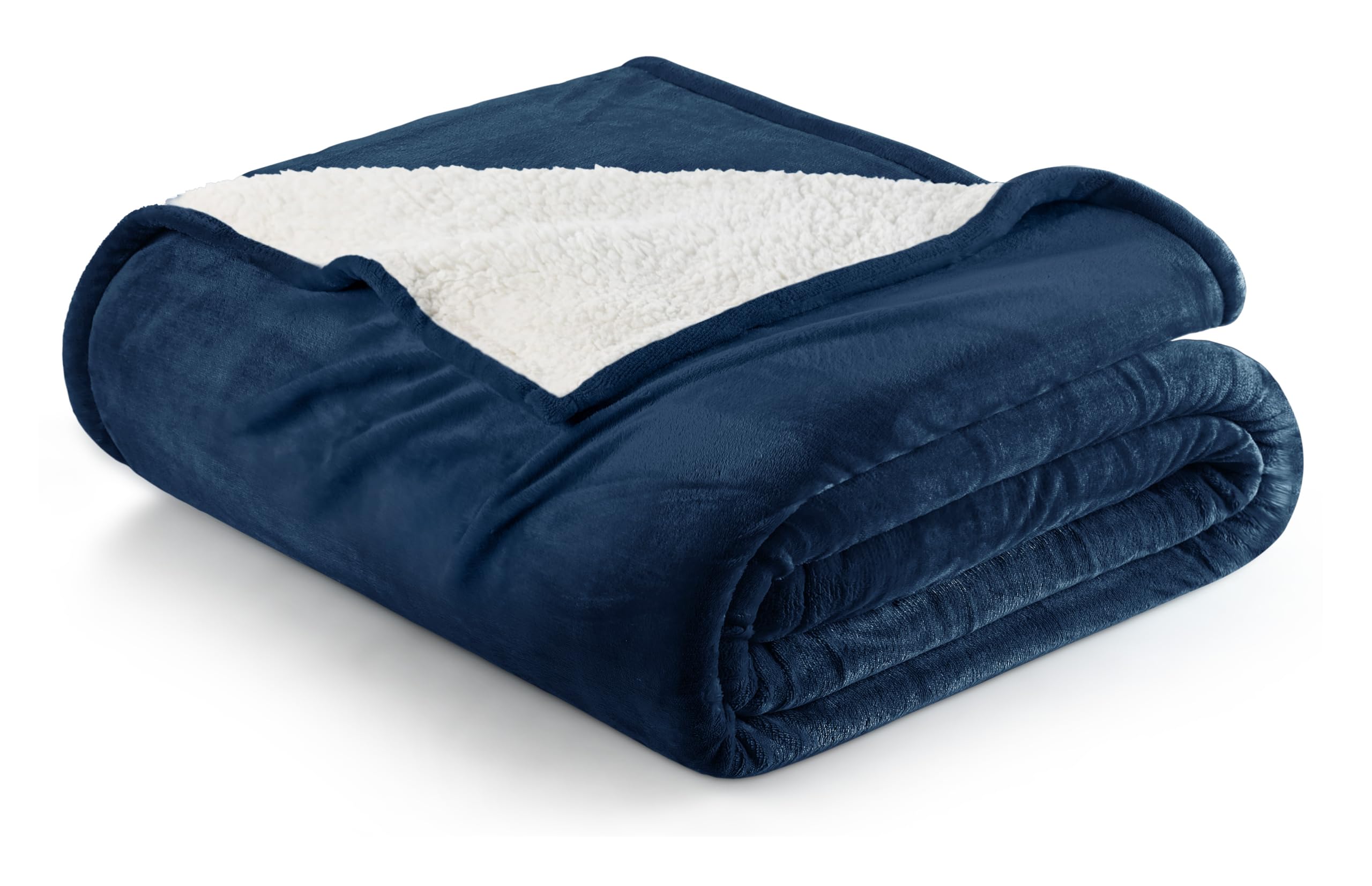 Utopia Bedding Sherpa Blanket Queen Size (Plum, 90x90 Inches) - Soft Lightweight Plush Fleece Reversible Blanket for Bed, Sofa, Couch, Camping and Travel