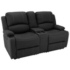 65"" Powered Wall Hugger Reclining RV Theater Seats | Double Recliner RV Sofa & Console | RV Couch | Wall Hugger Recliner | RV Theater Seating | RV Furniture (Slate), CC-PMOD65
