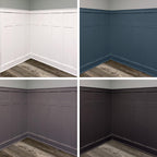 The Millwork Outlet Primed Board and Batten Wainscoting Kit