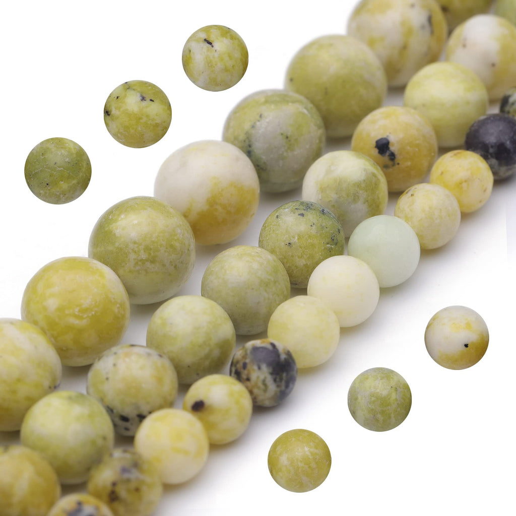 Youngbling Natural Gemstone Beads for Jewelry Making,8mm Black Lava Polished Round Smooth Stone Beads,Genuine Real Stone Beads for Bracelet Necklace 15 Inch(Black Lava,8mm)