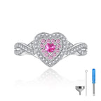 Teardrop Cremation Ring for Ashes - 925 Sterling Silver Urn Keepake Rings Memorial Jewelry for Women