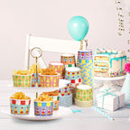 Cididu 240 Stück Papp-Eisbecher, 8 Oz Einweg-Dessert-Snack-Schalen, Party-Lieferanten Becher für heiße und kalte Speisen, Suppe, Obst, gefrorenen Joghurt