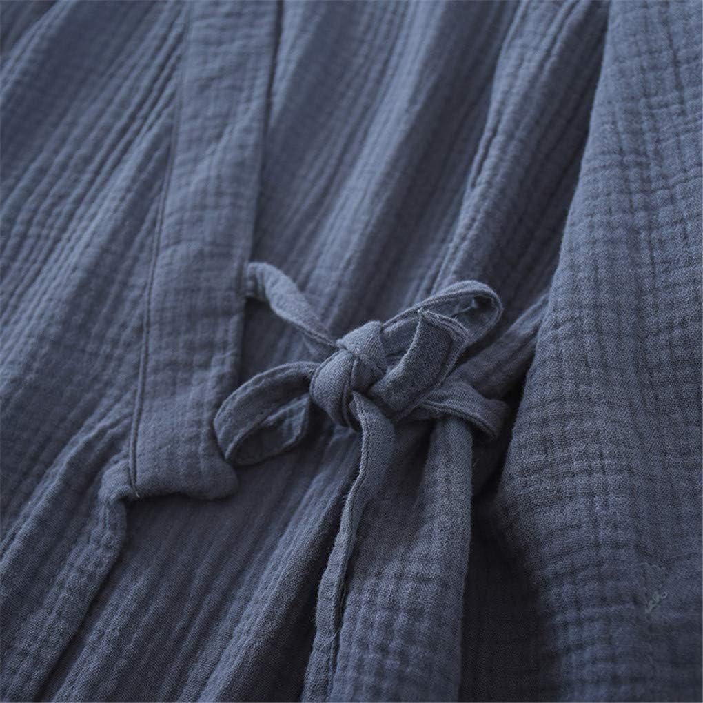 Shanghai Story Japanese Style Two-Piece Suit Cotton Bathrobe Pajamas Kimono Bathrobes Sleepwear for Couple