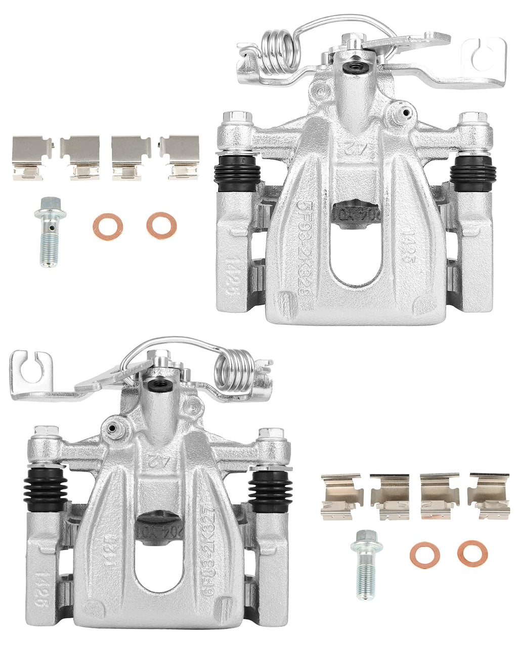 cciyu 18-4072 18-4071 Front Left & Right Brake Calipers Without Bracket For Avanti,For Buick,For Chevy,For GMC,For Isuzu,For Oldsmobile,For Pontiac