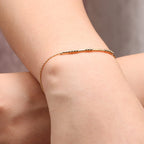 Bracelets en code Morse JoycuFF Pas Aujourd'hui Satan pour Femmes Mère Fille Amie Inspirants Motivation Encouragement Bijoux en acier inoxydable Cadeaux Bracelet en or
