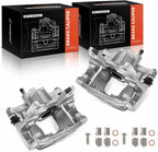 A-Premium Rear Disc Brake Caliper Assembly with Bracket Compatible with Dodge and Jeep Models - Wrangler 2007-2017, Wrangler JK 2018, Liberty 2008-2012, Nitro 2007-2011