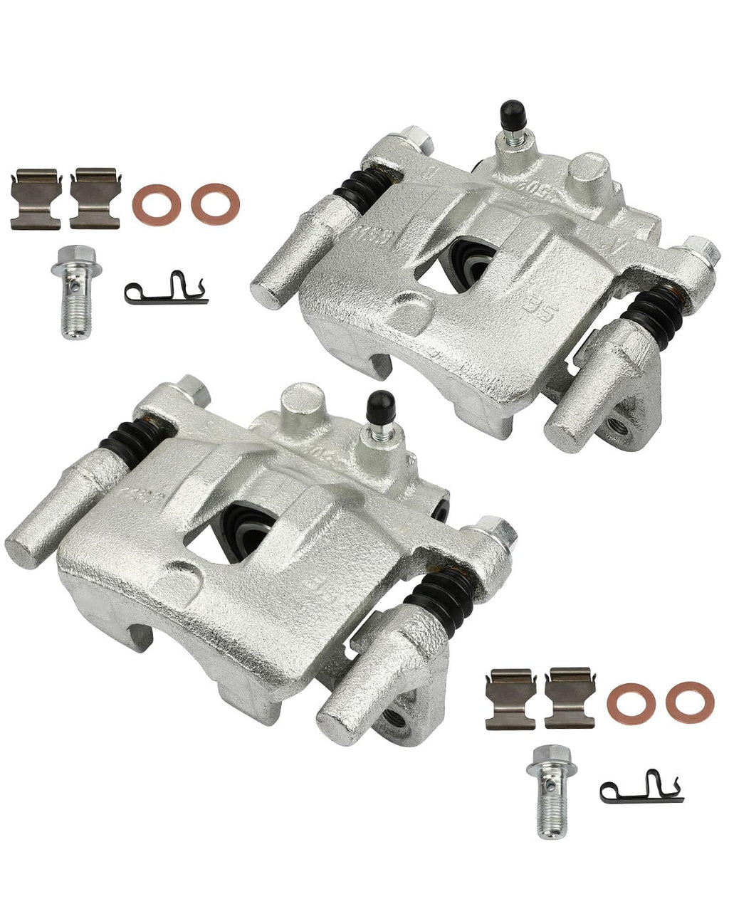 cciyu 18-4072 18-4071 Front Left & Right Brake Calipers Without Bracket For Avanti,For Buick,For Chevy,For GMC,For Isuzu,For Oldsmobile,For Pontiac