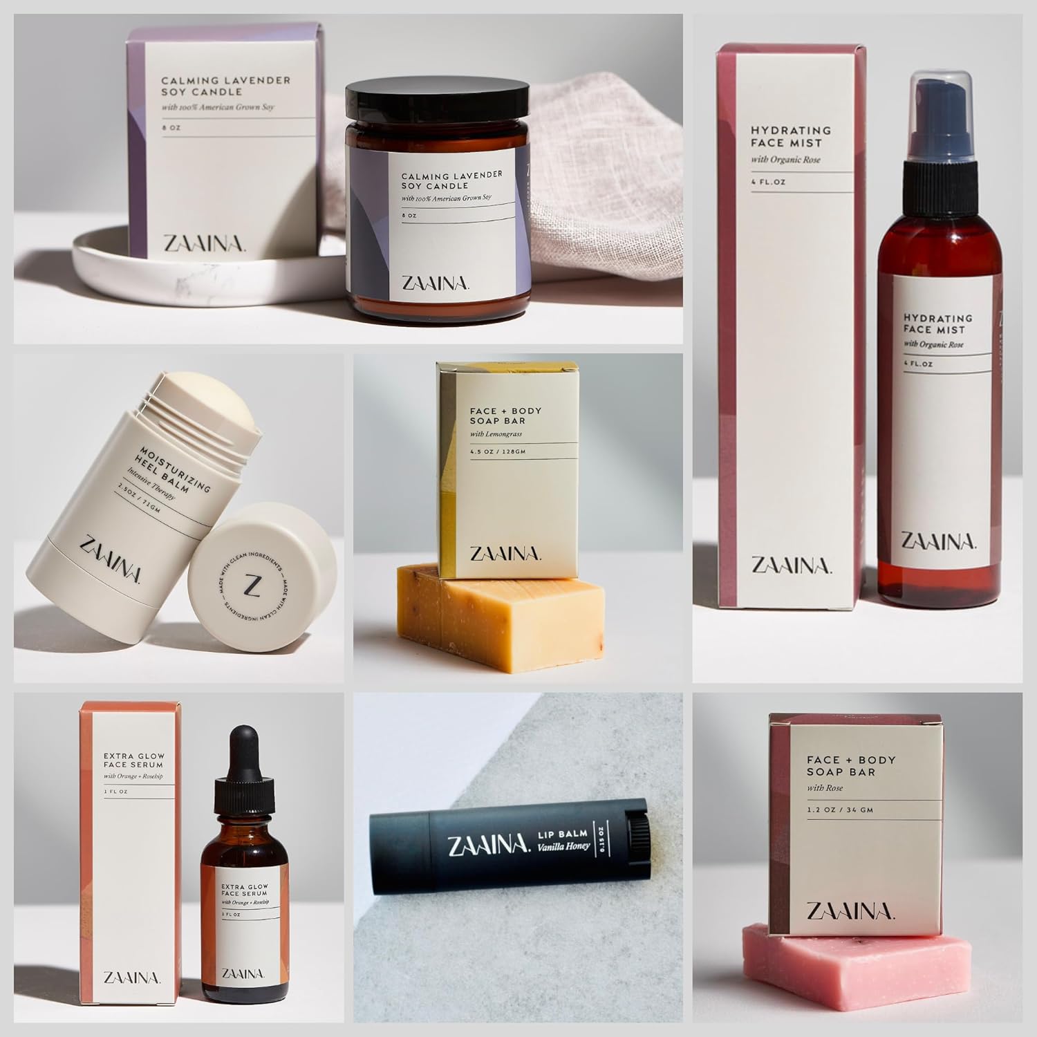 Spa Gift Set for Her - Relaxation Spa Kit for Women, Mother's Day Gifts Handmade in USA, Luxury Spa Gifts for Women, Spa Gift Basket for Mom, Pampering At Home Bath and Body Self Care Spa Package, Birthday Gifts for Women by ZAAINA