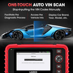 LAUNCH OBD2 Scanner CRP123X Elite, 2025 Lifetime Free WiFi Update scan Tool, FCA SGW, SAS Calibration/Throttle/Brake/BMS/D-P-F/Oil Reset/ABS bleeding, Multi Systems Car Scanner, Battery Test, Auto VIN