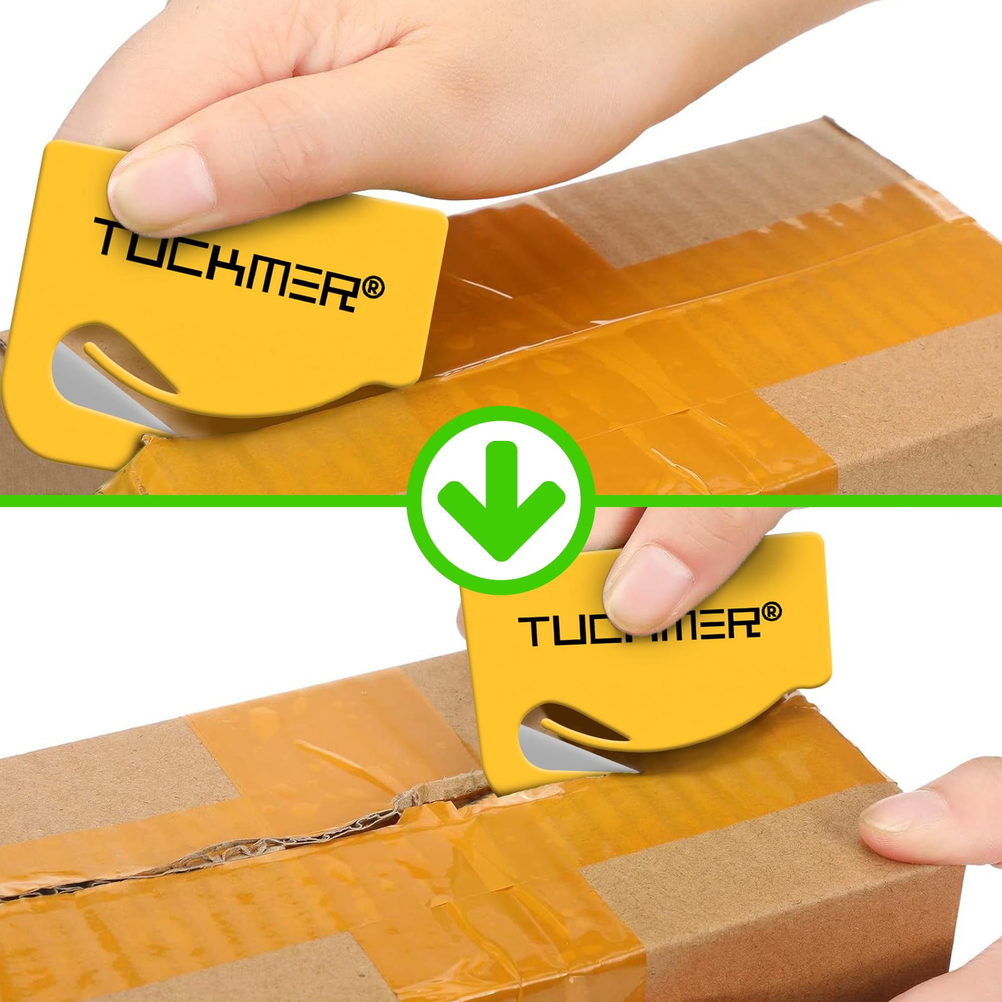 3 Pk Magnetic Letter Opener Envelope Slitter - Mail Opener Women, Men, Office, Home & Business Travelers - Openers with Safety Concealed Razor Blade and Guiding Tip for Perfect Cut - PK of 3 (Colored)