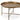 Kate and Laurel Mahdavi Boho-Chic Hammered Metal Tray Coffee Table, Dark Gold