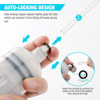 DURATECH 500CC Fluid Extractor, Oil Extractor with Long Hose and Extension Tubes, Brake Fluid Extractor, Fluid Pump Automotive, Suction Pump for Lawn Mowers Cars Ships Golf Carts