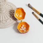 LONGSHENG - SINCE 2001 - Hand Painted Pomegranate Ring Jewelry Trinket Box Wedding Favor Gift Collectible Figurine