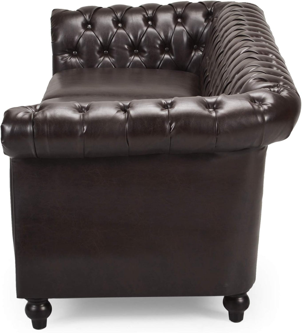 Christopher Knight Home Norma Sofas, Brown, Dark Brown