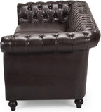 Christopher Knight Home Norma Sofas, Brown, Dark Brown