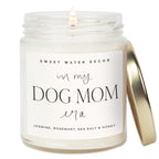 Sweet Water Decor, Best Mom Ever Candle - Sea Salt, Jasmine, Cream, and Wood Scented Soy Wax Candle for Mom - 9oz Clear Jar, 40 Hour Burn Time, Made in the USA