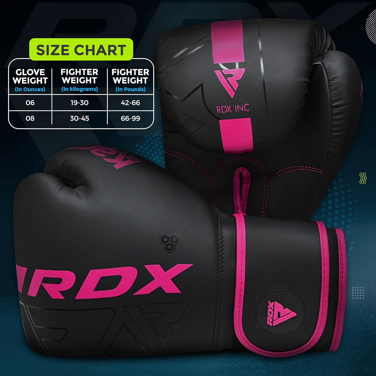 RDX Kids Boxing Gloves Sparring and Muay Thai Maya Hide Leather, Kara Patent Pending Junior Training Mitt for Kickboxing, Punching Bag, Focus Pads, MMA, Thai Pad, Double End Ball Punching Gloves