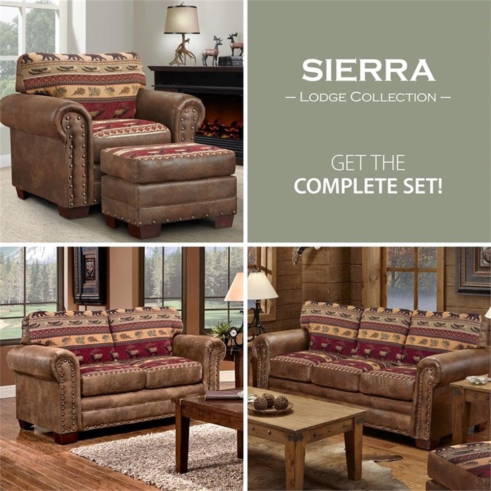 American Furniture Classics 4-Piece Sierra Lodge Sleeper Sofa