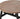 Rustic Farmhouse Coffee Table with Geometric Base, French Country Accent Table for Family, Dinning or Living Room, Modern, Round