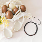 VOHIVI To My Son Bracelet from Mom,Morse Code Bracelets with Engraved Wallet Card,Adjustable Handmade Mens Beaded Bracelets easter basket stuffers