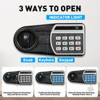 ToruKeep Cassaforte Ignifuga da 2,4 Cub per Documenti Domestici, Cassaforti per Casa Ignifughe e Impermeabili con Serratura a Combinazione Digitale, Cassaforte Ignifuga con Ripiano Rimovibile, Luce Sensore