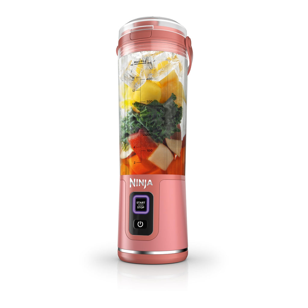 Ninja Blast Portable Blender, Cordless, 18oz. Vessel, Personal Blender For-Shakes and Smoothies, BPA Free, Leakproof-Lid and Sip Spout, USB-C Rechargeable, Dishwasher Safe Parts, Tinted Aqua, BC151AQ