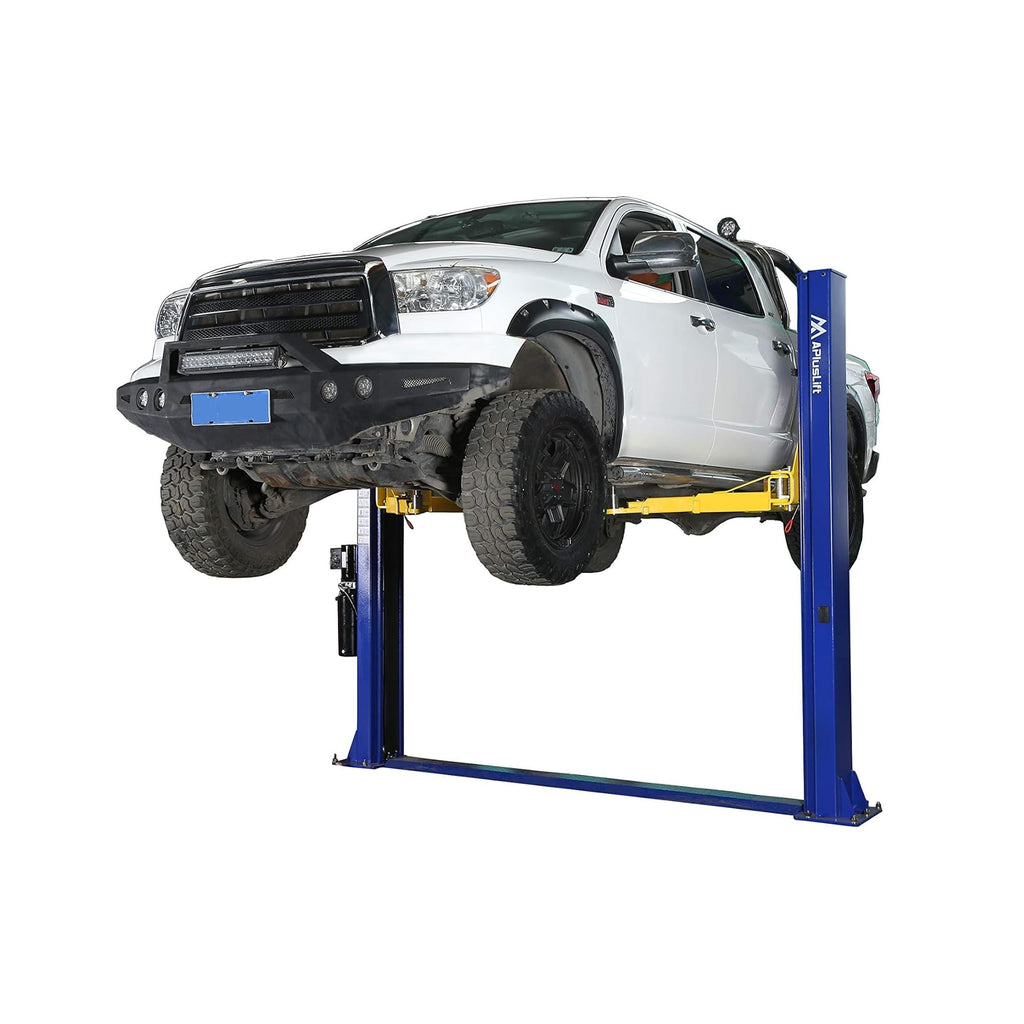 APlusLift HW-10KOH-A 10000LB Two Post Overhead Clear Floor Car Lift/Industry Leading 3 Year Warranty