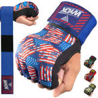 WYOX Gel Boxing Hand Wraps Inner Gloves for Men & Women, 80cm Quick Wrist Straps, Padded Knuckle Protection for Muay Thai Kickboxing, Hand Wraps for Boxing & Martial Arts